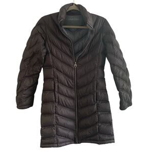 Calvin Klein women’s chevron quilted packable lightweight premium down coat  xs